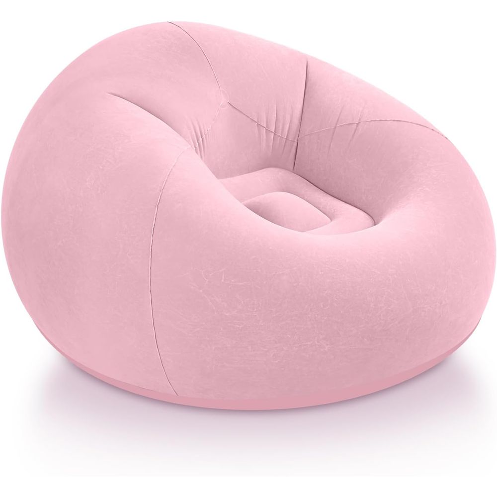 Kids Outdoor Bean Bag Chair - Inflatable Bean Bag Chairs, Pink |