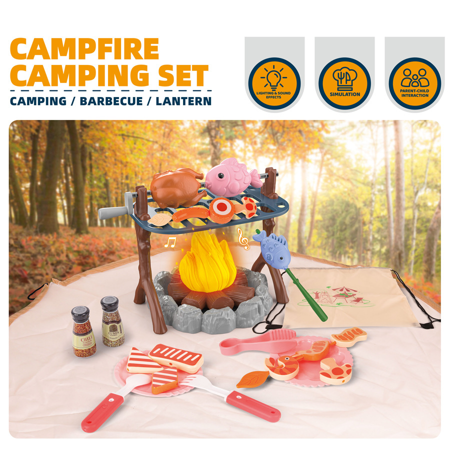 Kids Outdoor Playground - Kids Camping Tent Set Baby Playground