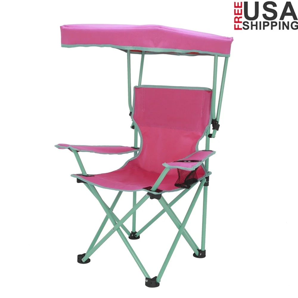 Kids Outdoor Bean Bag Chair - Kids Canopy Camp Chair Safety Lock