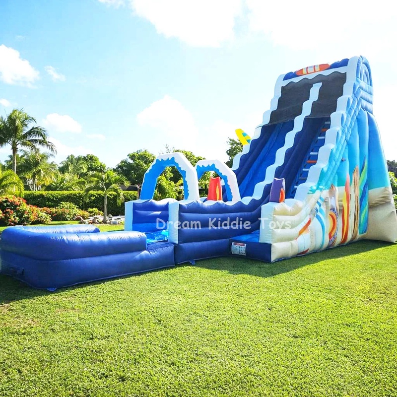 Kids Outdoor Trampoline - Giant PVC Inflatable Water Slide Kids