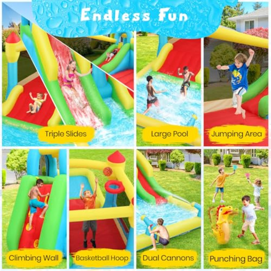 Outdoor/Indoor inflatable wate - Kids Outdoor Inflatable Water Slide ulasan dan harga