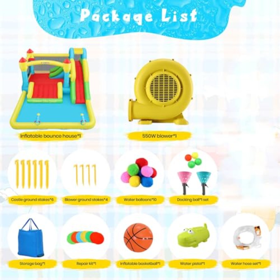 Outdoor/Indoor inflatable wate - Kids Outdoor Inflatable Water Slide ulasan dan harga