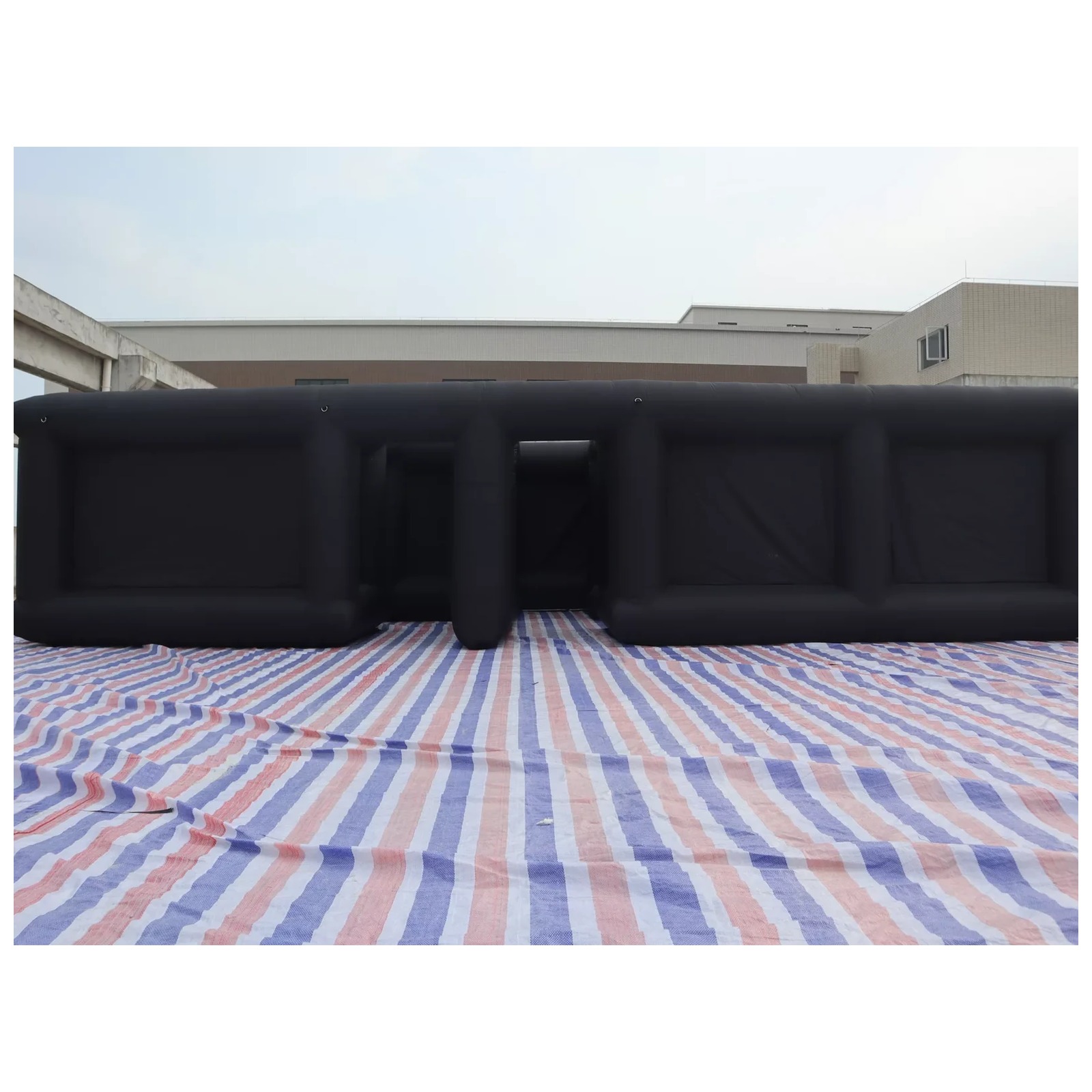 Large Black Open Square Inflat - Kids Outdoor Party Venue ulasan dan harga
