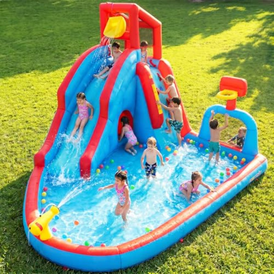 Backyard outdoor water slide i - Kids Outdoor Inflatable Water Slide ulasan dan harga