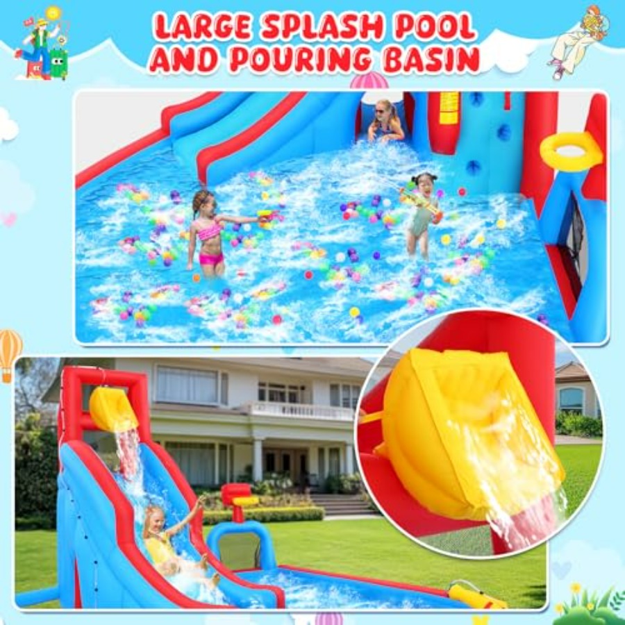 Backyard outdoor water slide i - Kids Outdoor Inflatable Water Slide ulasan dan harga