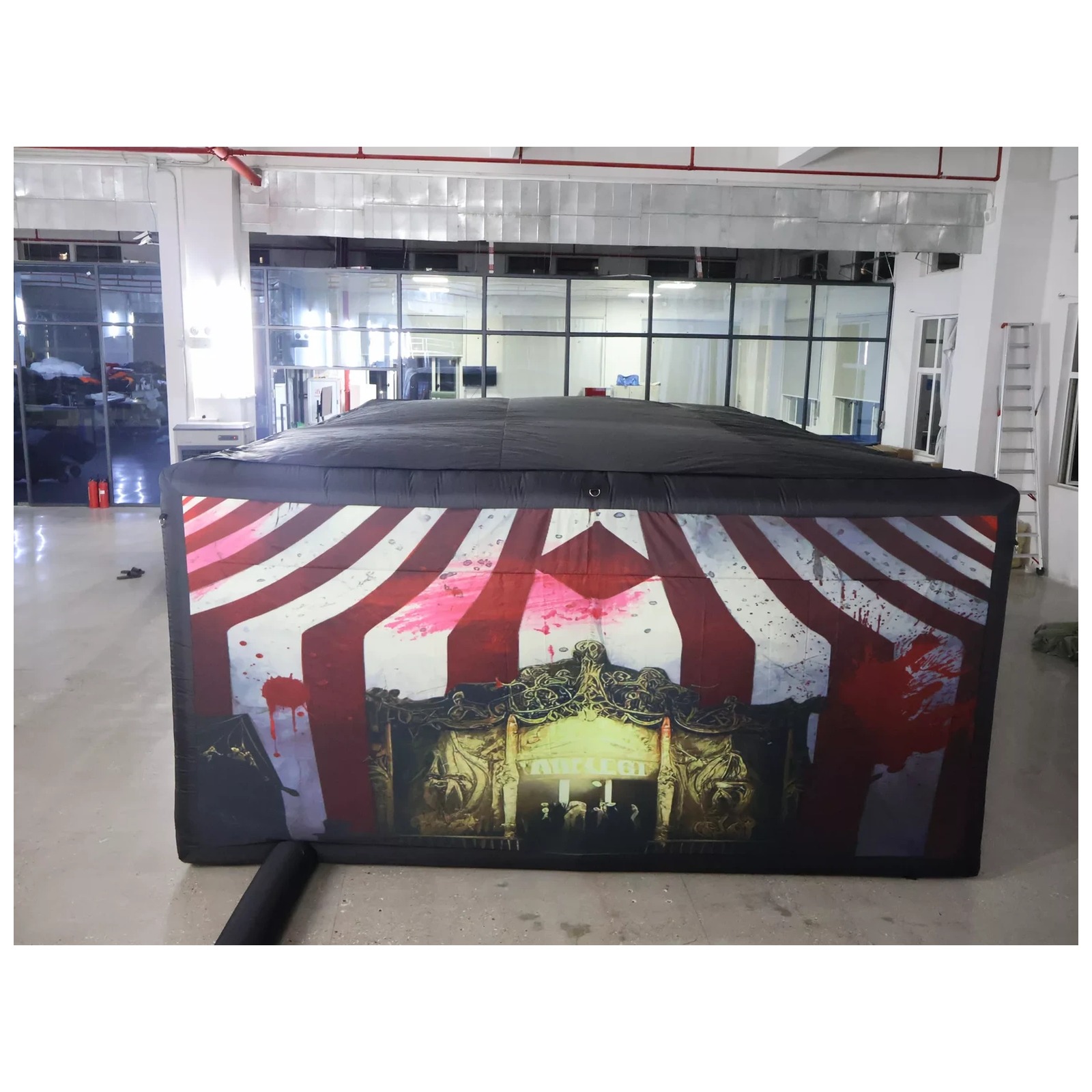 Large Haunted Circus Flat Roof - Kids Outdoor Party Venue ulasan dan harga