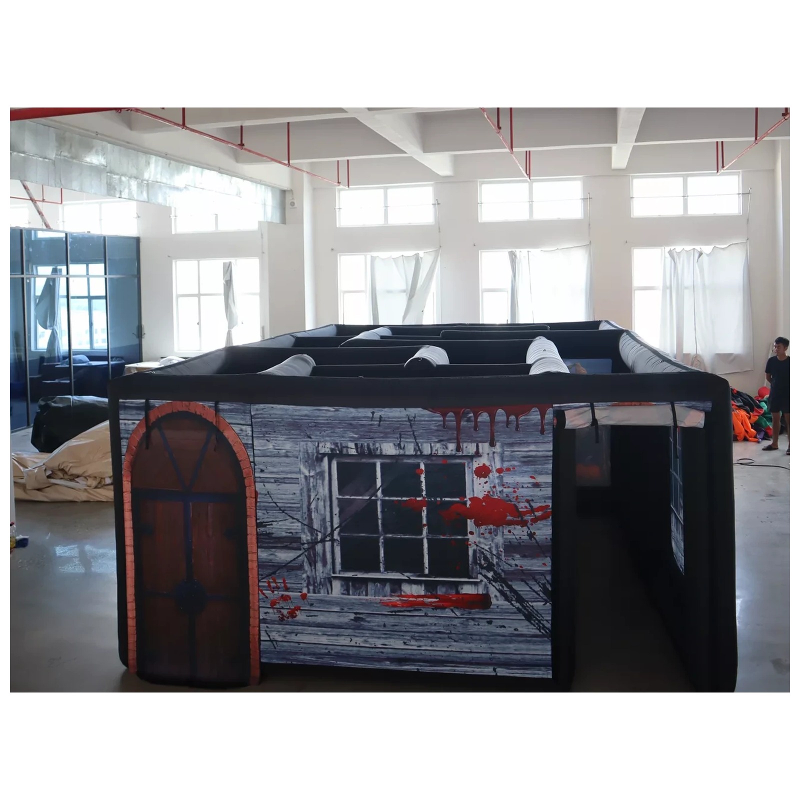 Large Haunted Circus Flat Roof - Kids Outdoor Party Venue ulasan dan harga