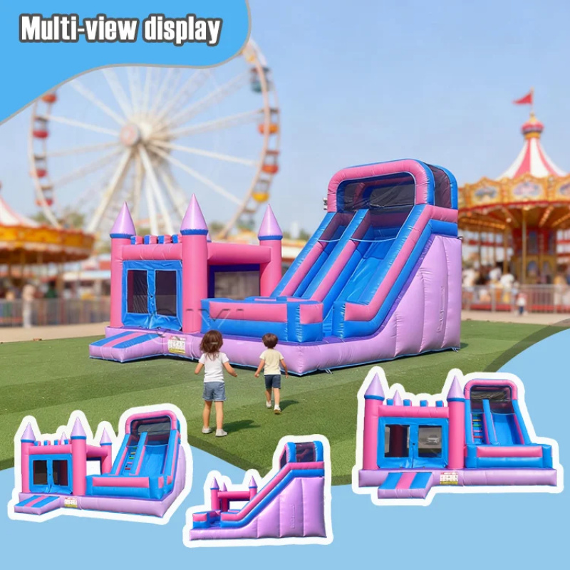 Commercial Bounce House Colorf - Kids Outdoor Jump House ulasan dan harga