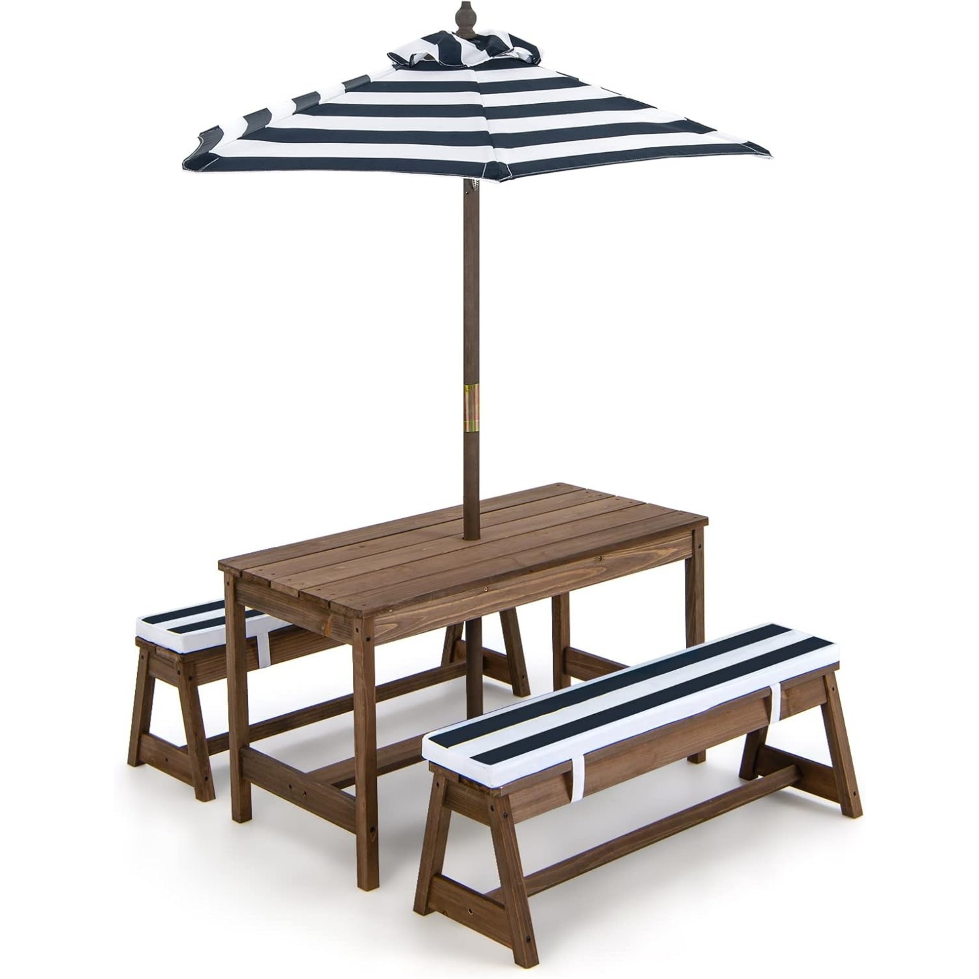 Kids Picnic Table with Umbrell - Kids Outdoor Table With Umbrella ulasan dan harga