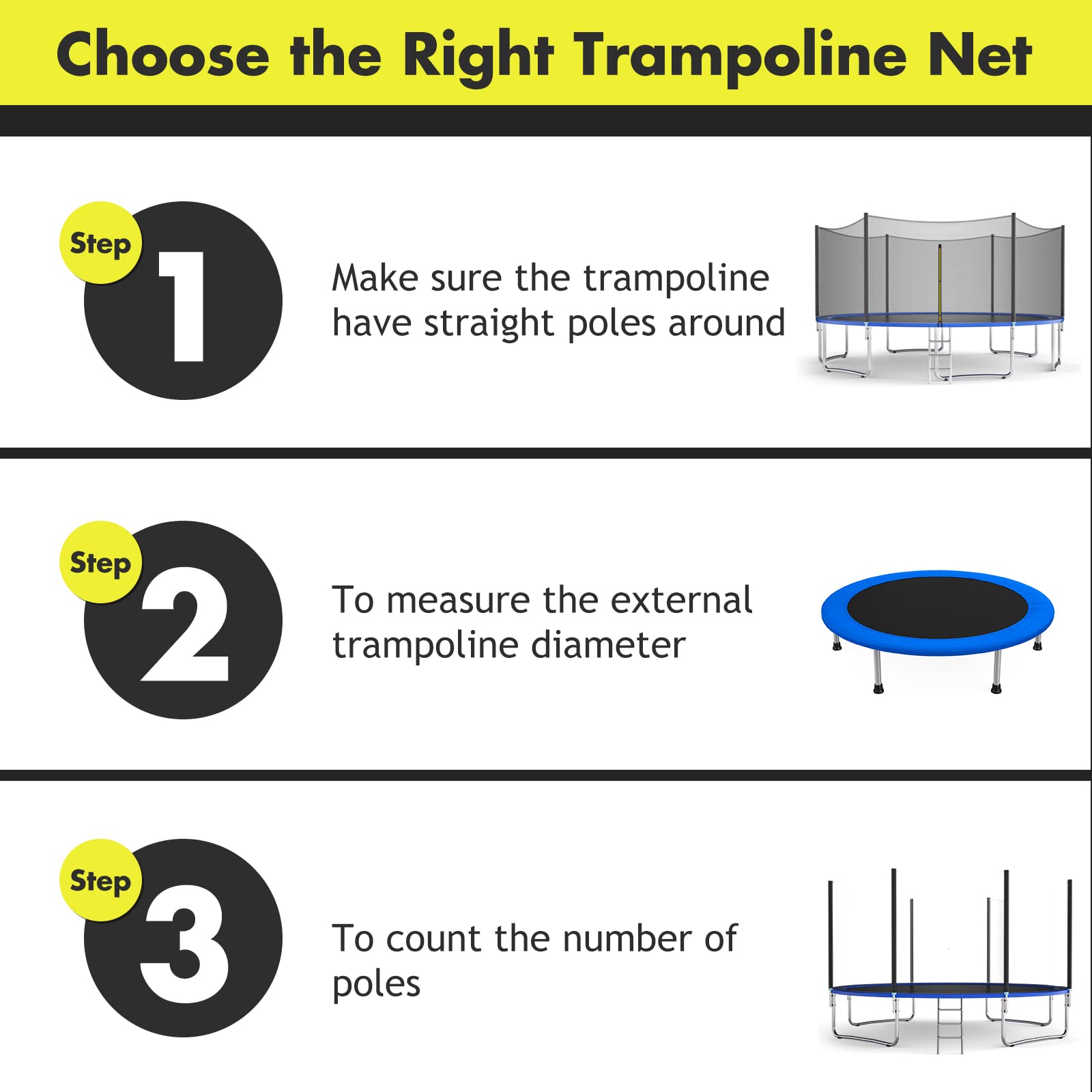 6 8 10Ft Trampoline Replacemen - Kids Outdoor Trampoline ulasan dan harga