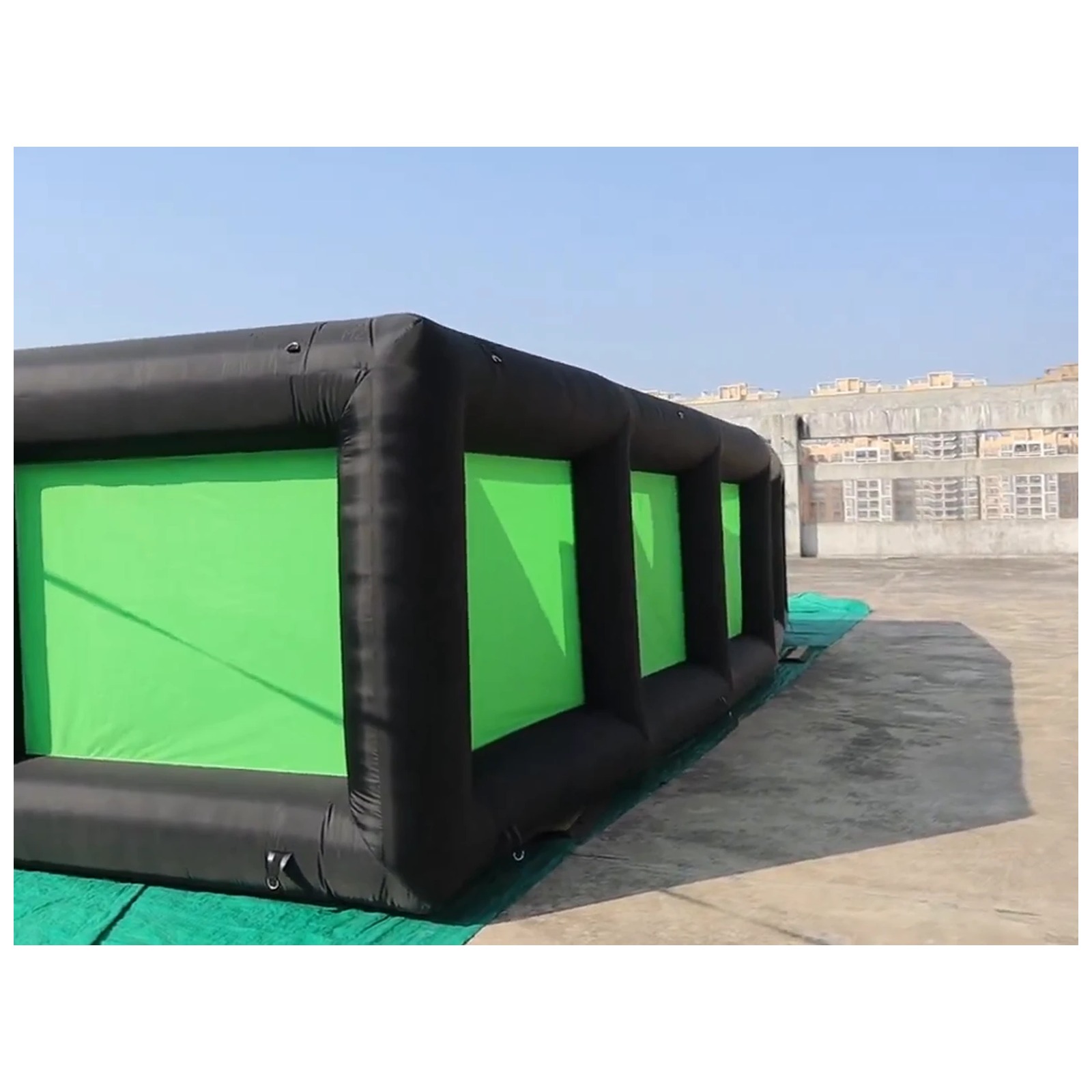 Outdoor Black Green Inflatable - Kids Outdoor Party Venue ulasan dan harga