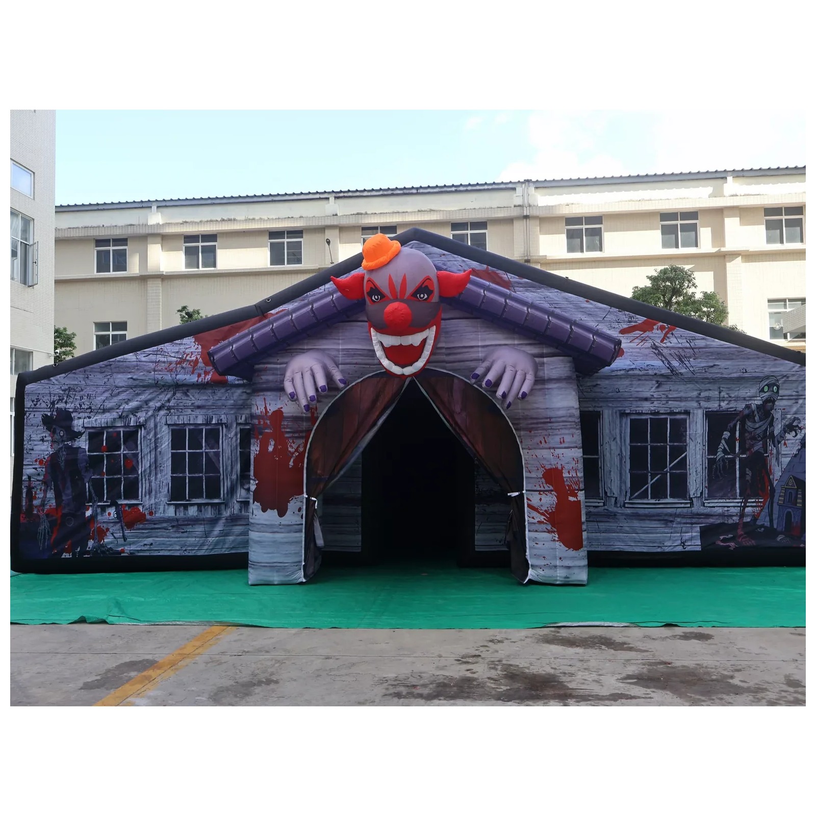 Large Gray Covered Inflatable  - Kids Outdoor Party Venue ulasan dan harga