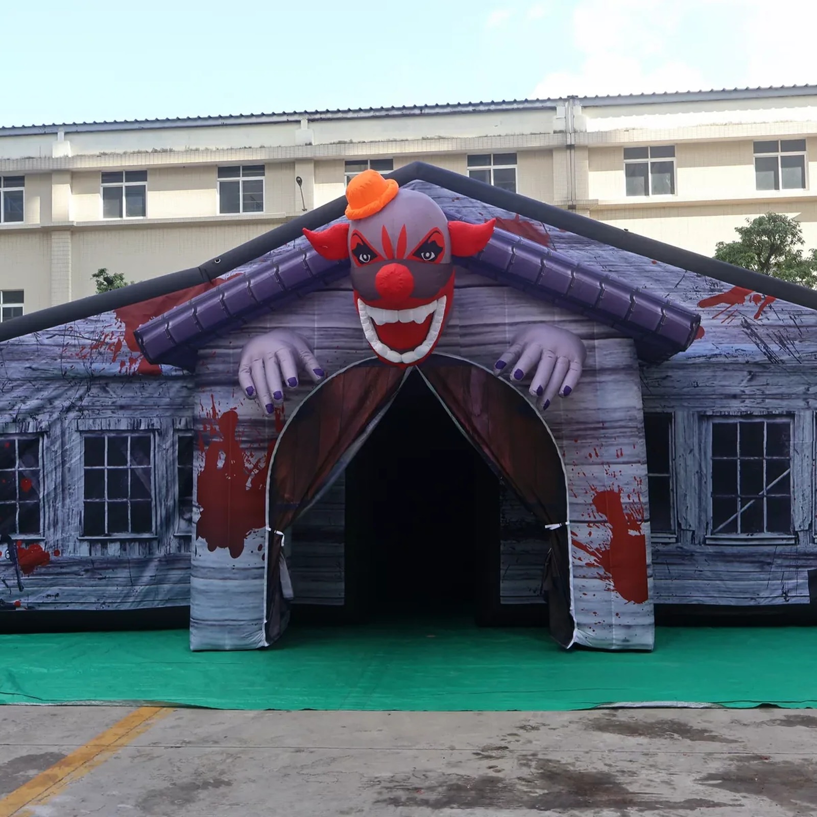 Large Gray Covered Inflatable  - Kids Outdoor Party Venue ulasan dan harga
