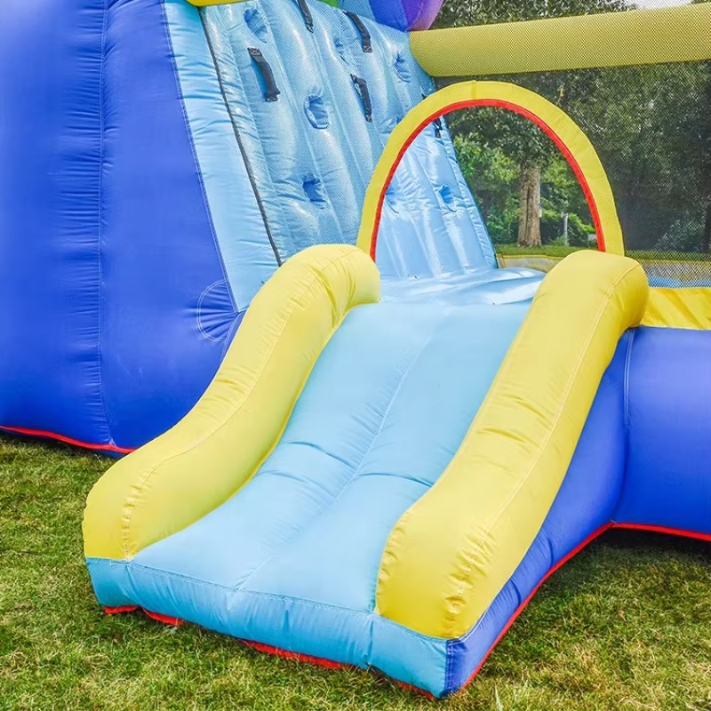 Giant Rainbow Inflatable Water - Kids Outdoor Inflatable Water Slide ulasan dan harga