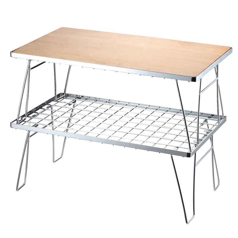 CAMPINGMOON T-2301 Triple Laye - Kids Outdoor Wooden Table ulasan dan harga