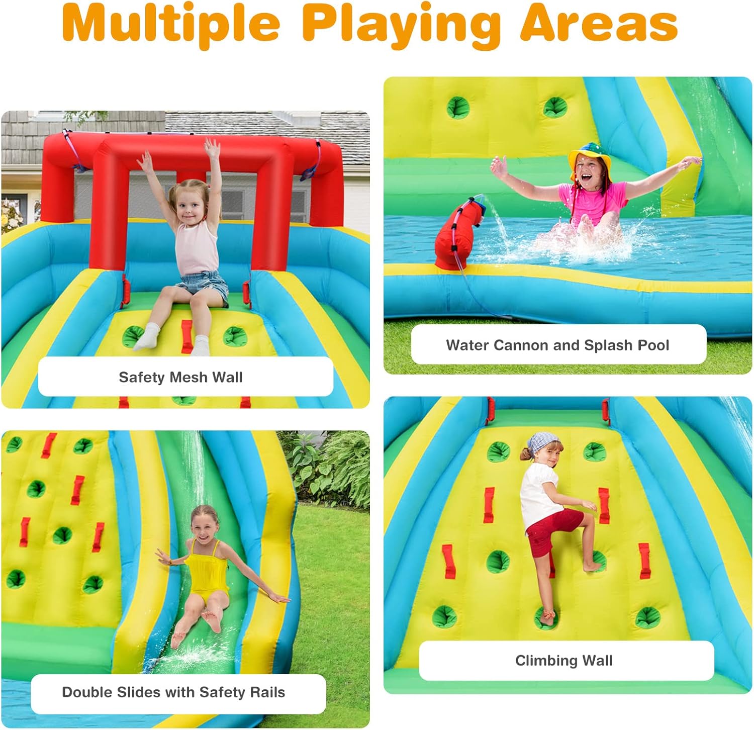 Giant Inflatable Water Slide f - Kids Outdoor Inflatable Water Slide ulasan dan harga