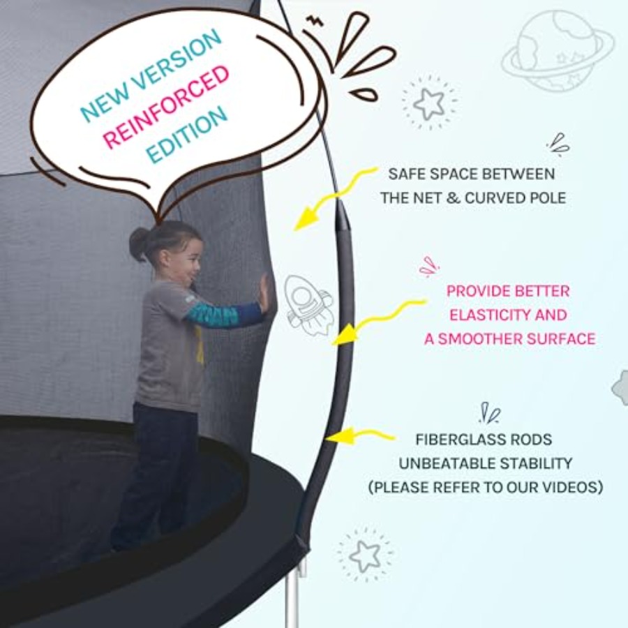 Outdoor recreational trampolin - Kids Outdoor Trampoline ulasan dan harga