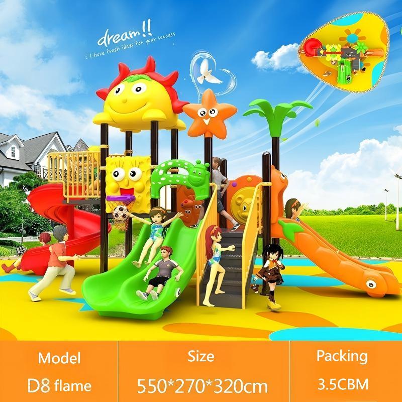 1-3 Years Steel & Plastic Swin - Kids Outdoor Slide Set ulasan dan harga