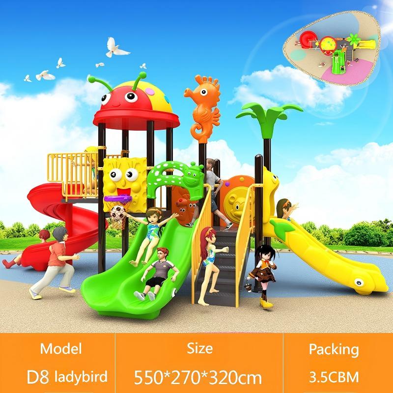 1-3 Years Steel & Plastic Swin - Kids Outdoor Slide Set ulasan dan harga