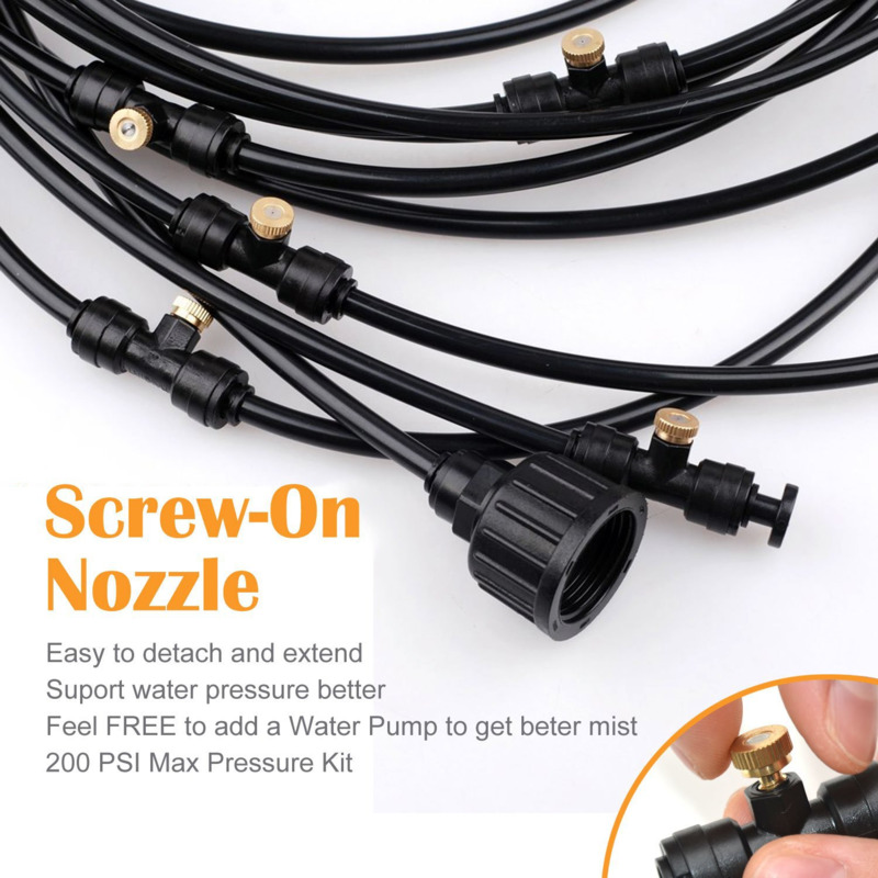 Cooling Misting Sprinkler Kit  - Kids Outdoor Trampoline ulasan dan harga