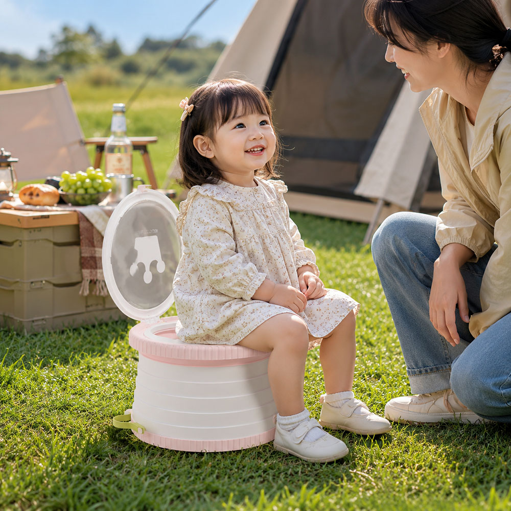 Portable Folding Travel Potty  - Kids Outdoor Urinal ulasan dan harga