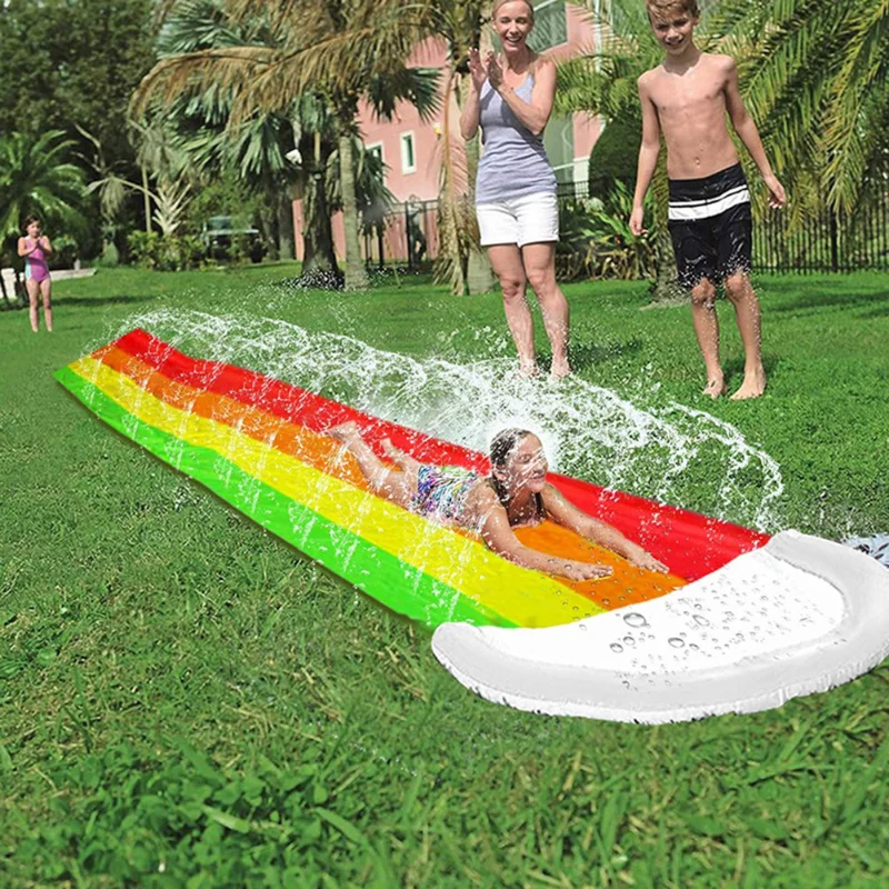 Games Center Backyard Children - Kids Outdoor Inflatable Water Slide ulasan dan harga