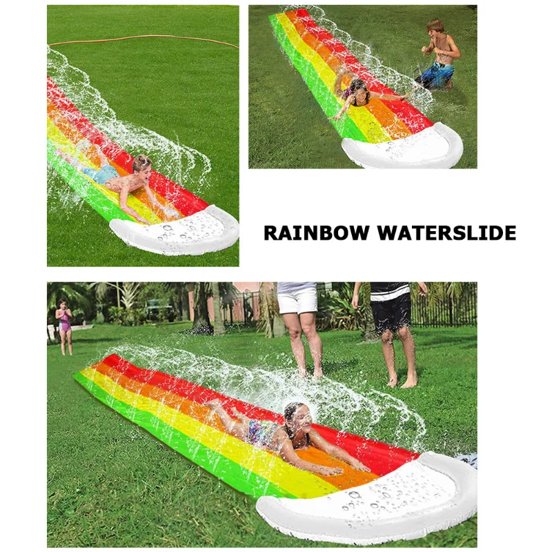 Games Center Backyard Children - Kids Outdoor Inflatable Water Slide ulasan dan harga