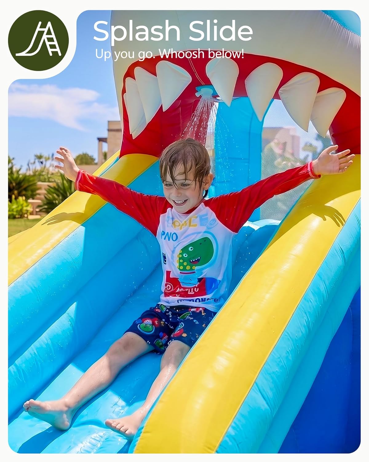 Kids Inflatable Water Slide Bo - Kids Outdoor Inflatable Water Slide ulasan dan harga