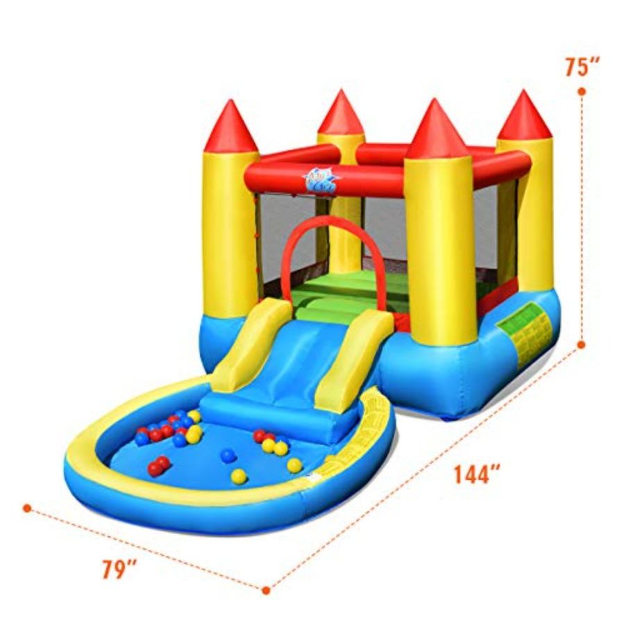 Outdoor backyard inflatable bo - Kids Outdoor Inflatable Water Slide ulasan dan harga