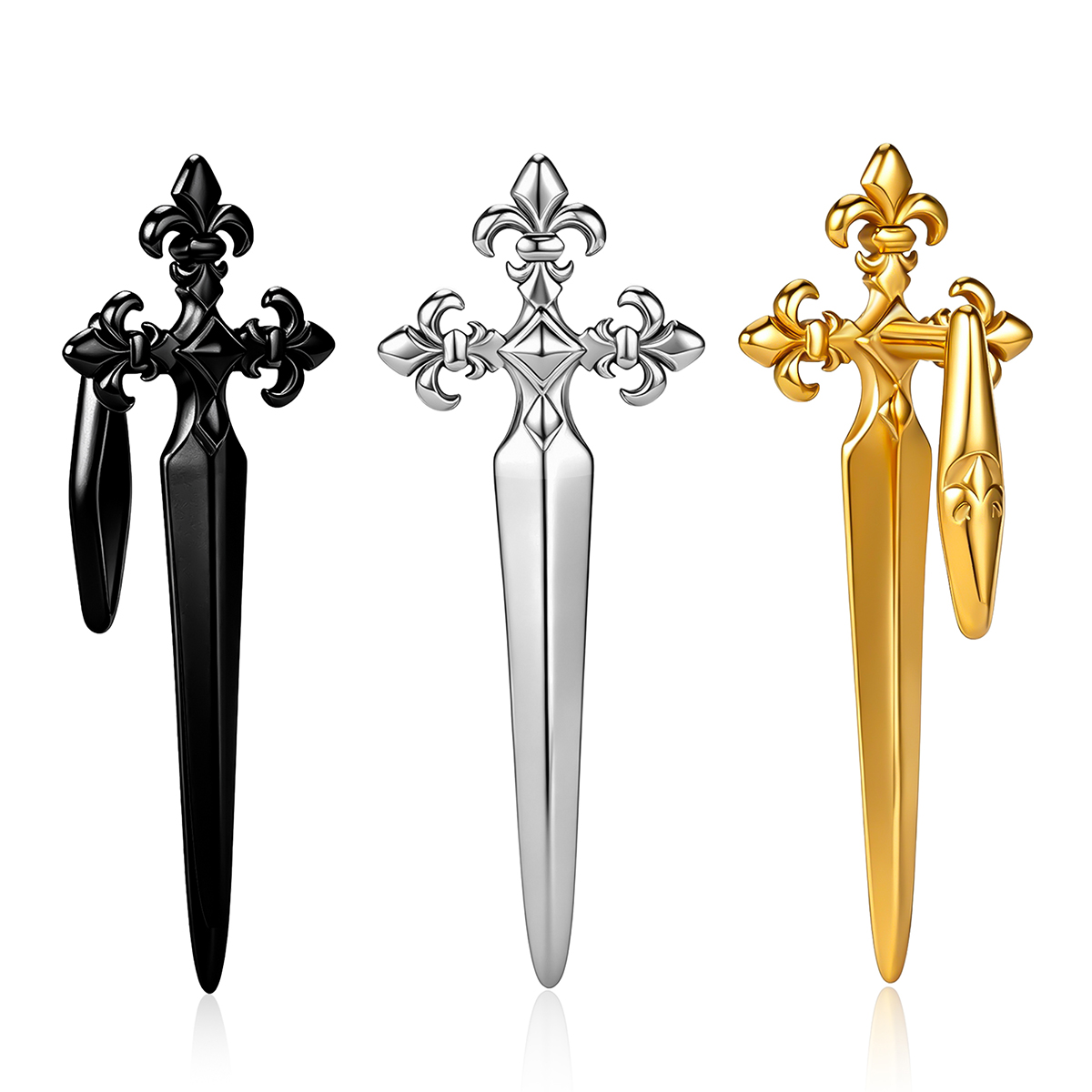 Vankula 2pcs Gothic Fleur De L - Bubble Sword Wand ulasan dan harga