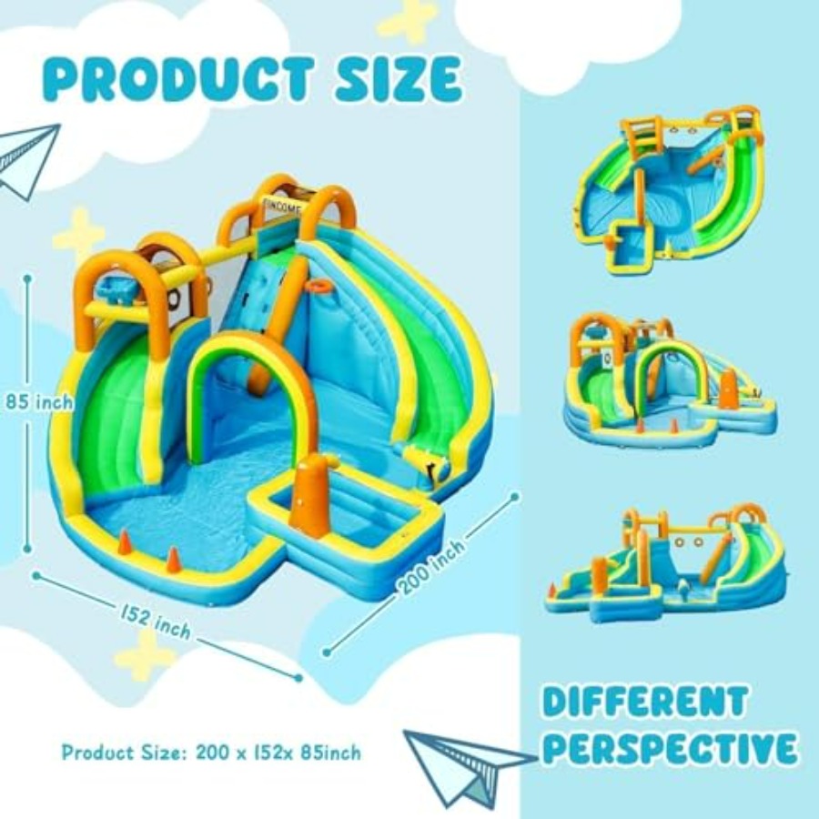 Backyard outdoor inflatable wa - Kids Outdoor Inflatable Water Slide ulasan dan harga