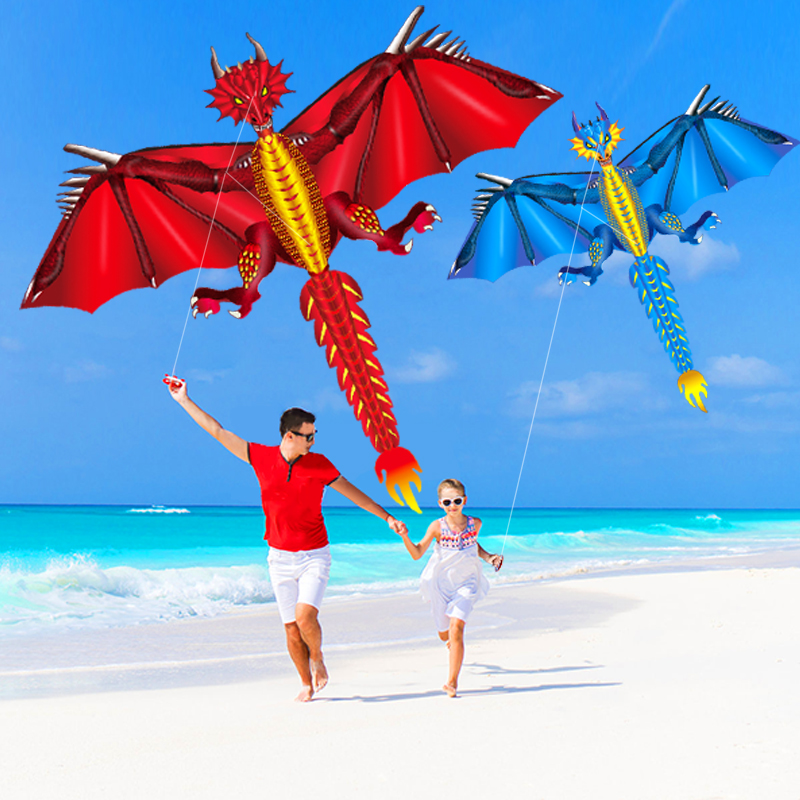 New Ice and Fiery Dragon  Kite - Kite Easy Fly Kids ulasan dan harga