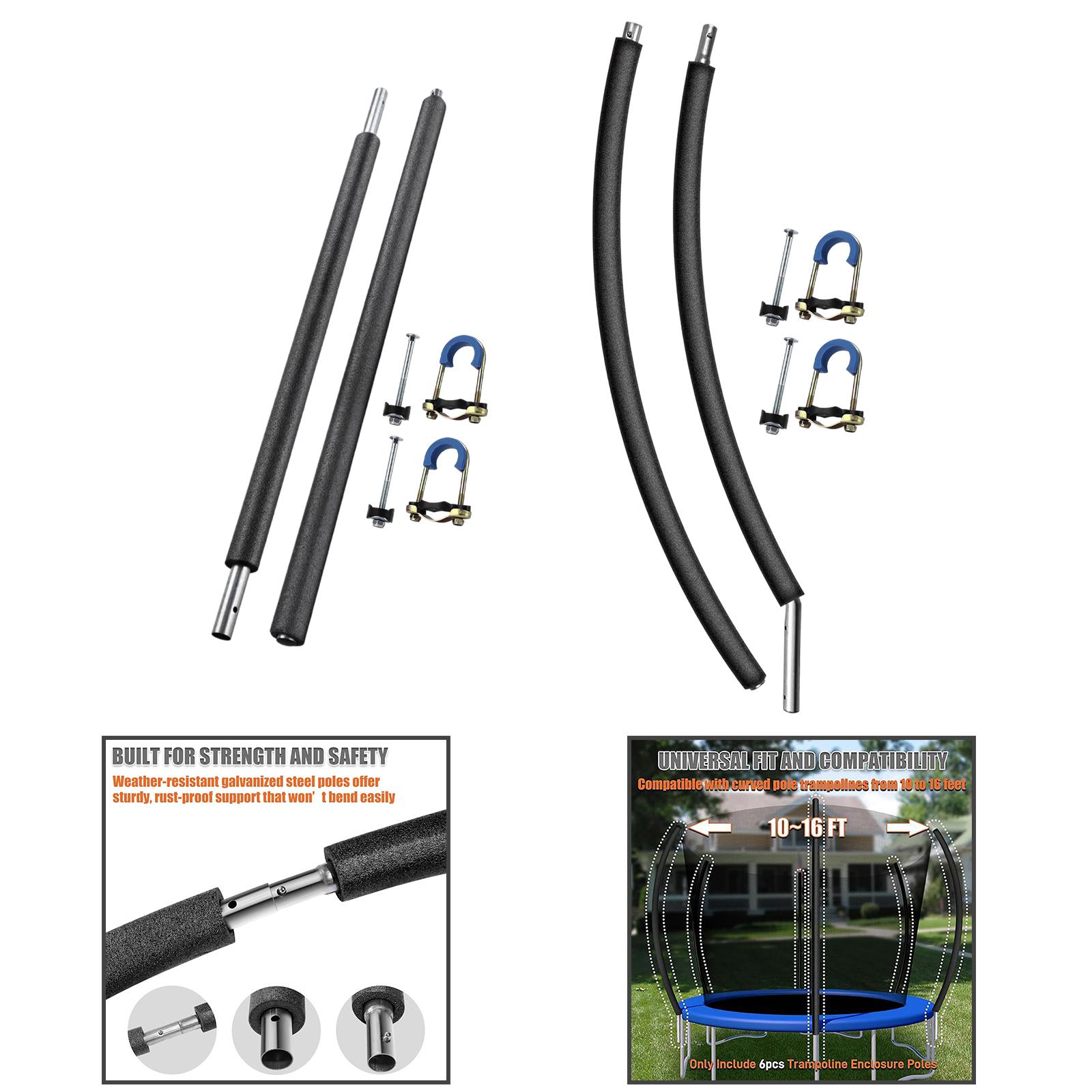 Two Section Trampoline Poles w - Kids Outdoor Trampoline ulasan dan harga