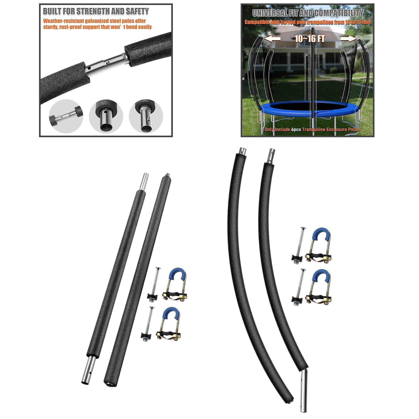 Two Section Trampoline Poles w - Kids Outdoor Trampoline ulasan dan harga