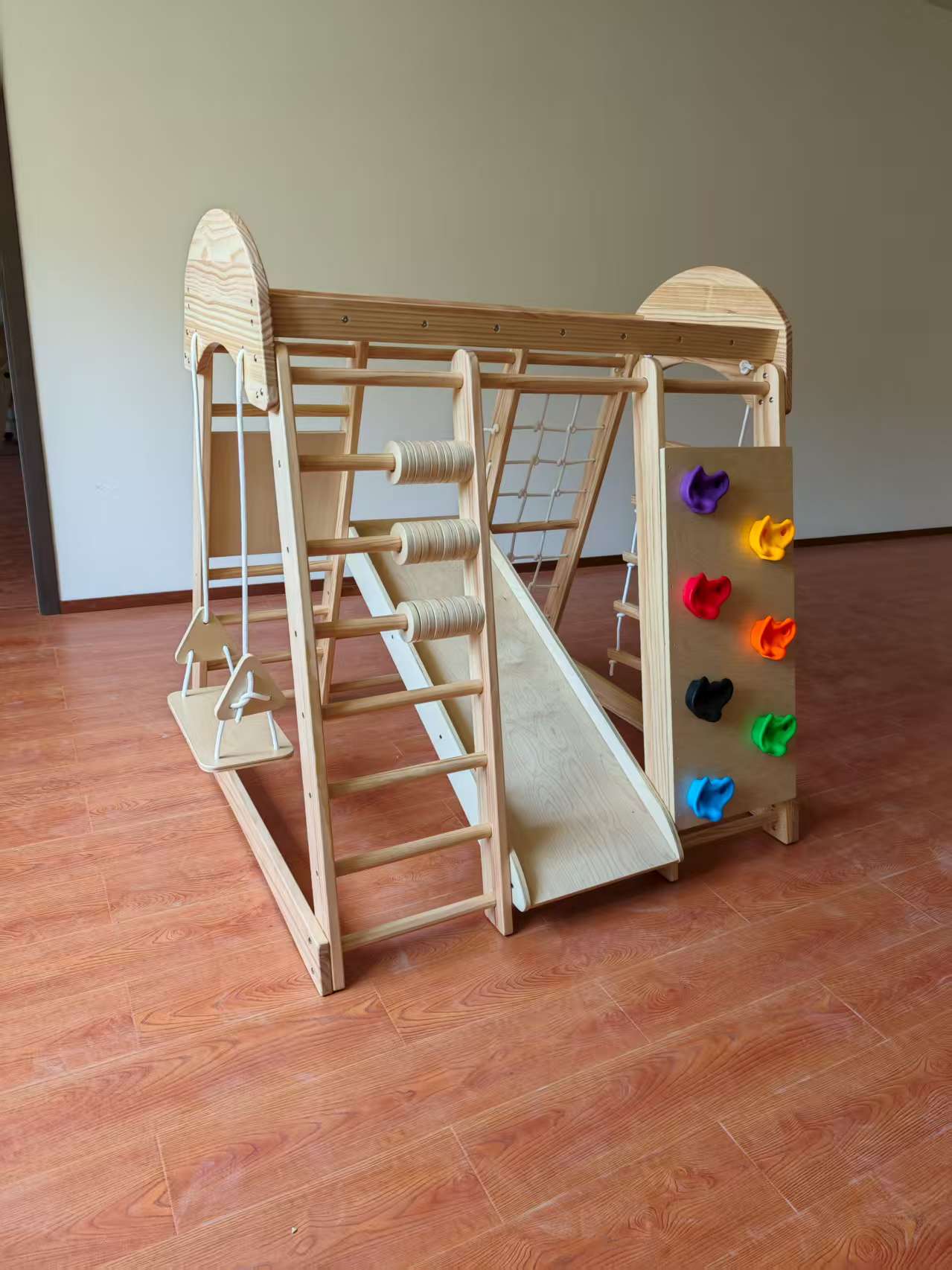 Wooden Kids Climbing Frame Lad - Kids Outdoor Playground ulasan dan harga