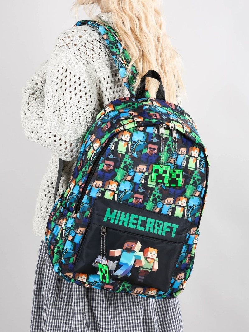Minecraft Backpack Graffiti Pr - Kids Outdoor Backpack ulasan dan harga
