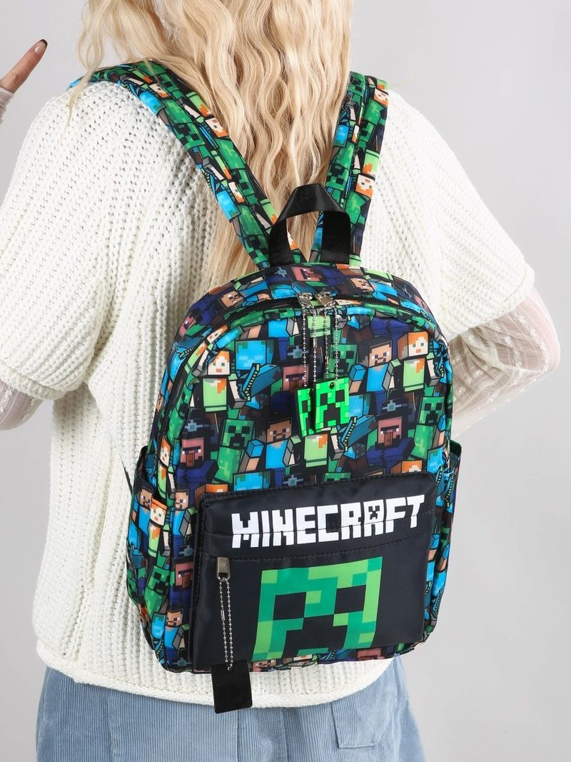 Minecraft Backpack Graffiti Pr - Kids Outdoor Backpack ulasan dan harga