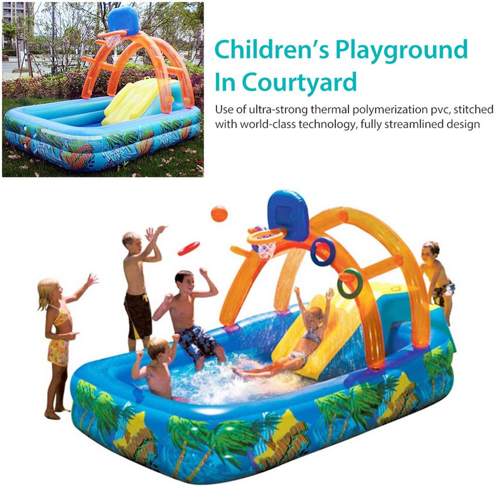 New Water Slide Children Fun L - Kids Outdoor Slide Set ulasan dan harga