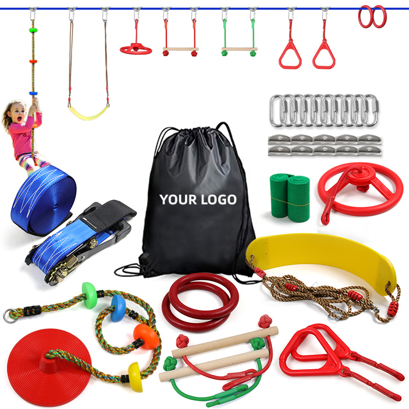 Outdoor Play Slackline Ninja W - Kids Outdoor Ninja Course ulasan dan harga