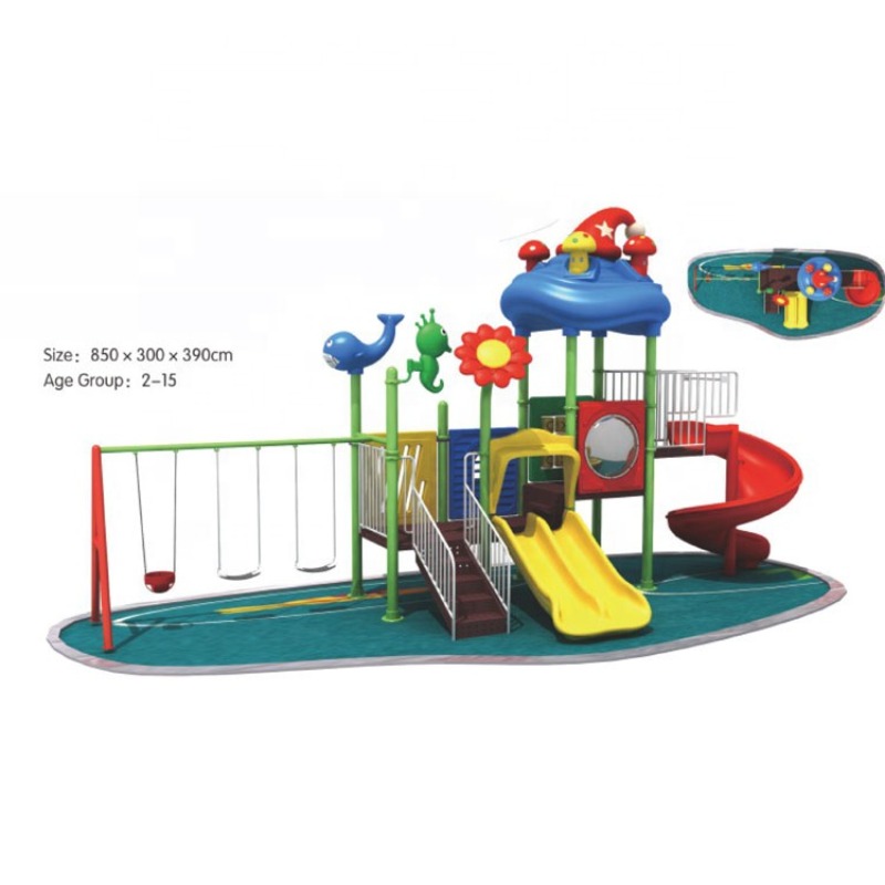 Wholesale Low Price Outdoor Am - Kids Outdoor Slide Set ulasan dan harga