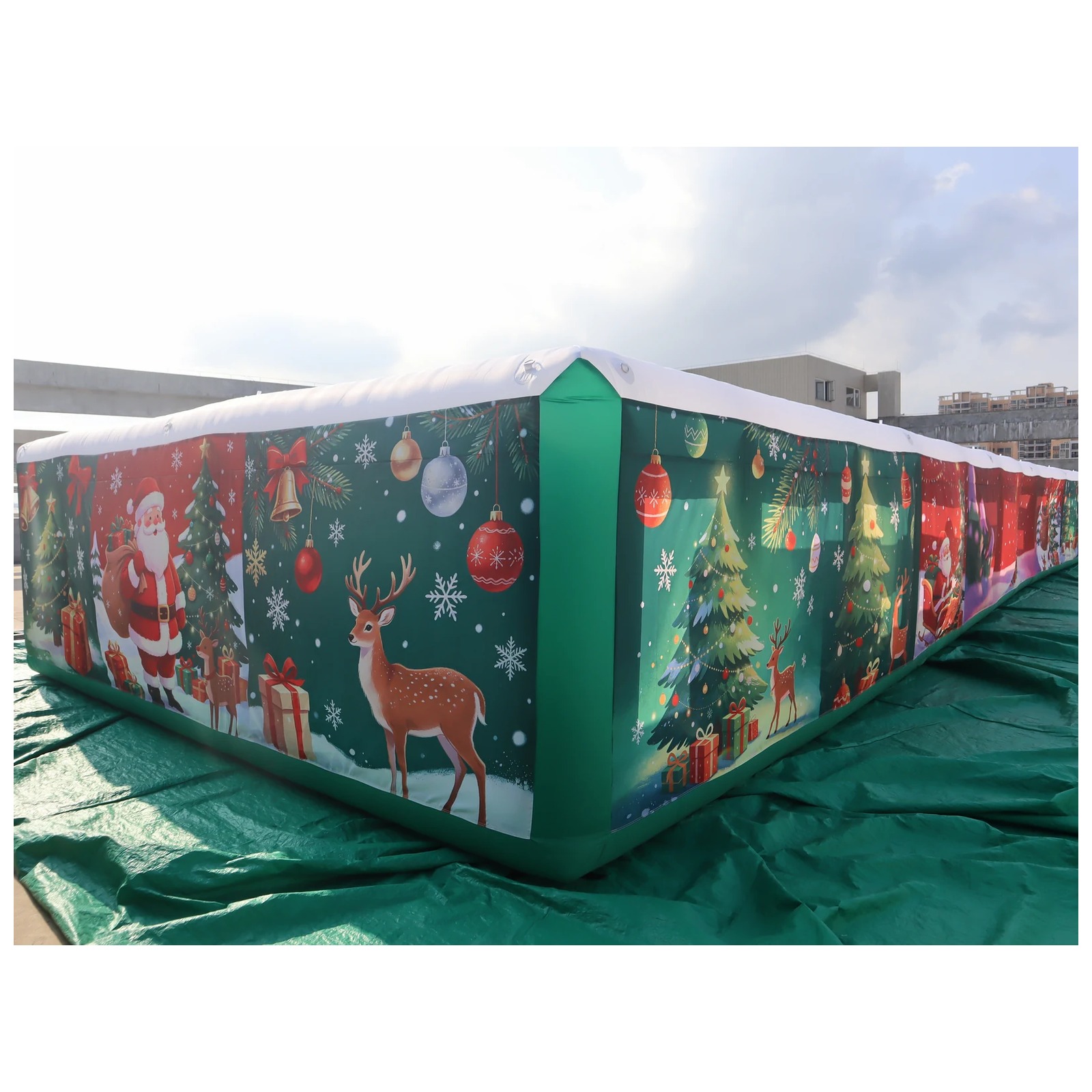Commercial Long Inflatable Maz - Kids Outdoor Party Venue ulasan dan harga