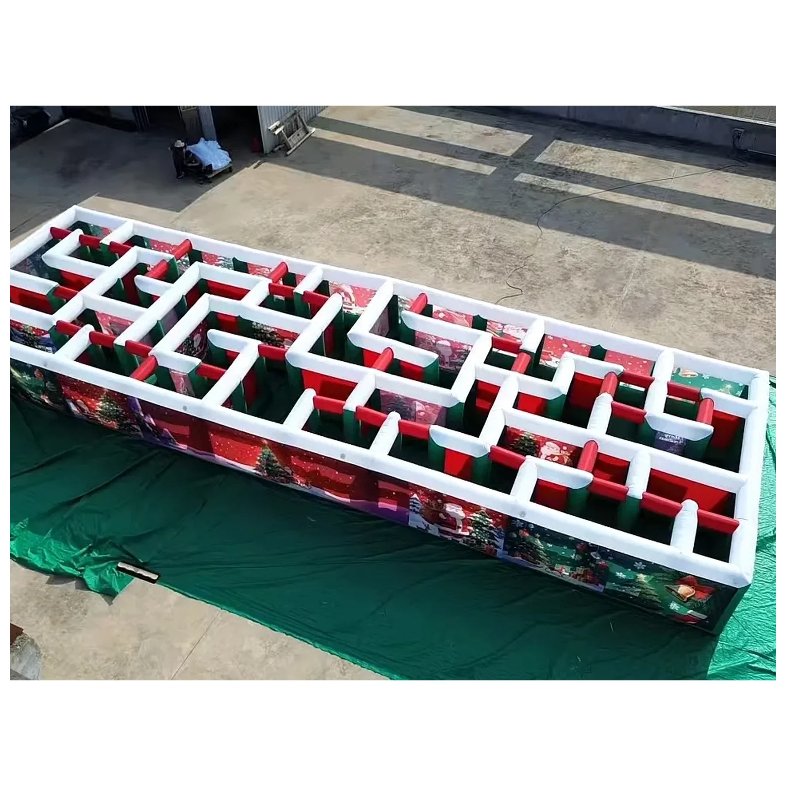 Commercial Long Inflatable Maz - Kids Outdoor Party Venue ulasan dan harga