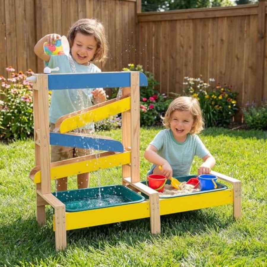 Outdoor kids activity playset  - Kids Outdoor Wooden Table ulasan dan harga