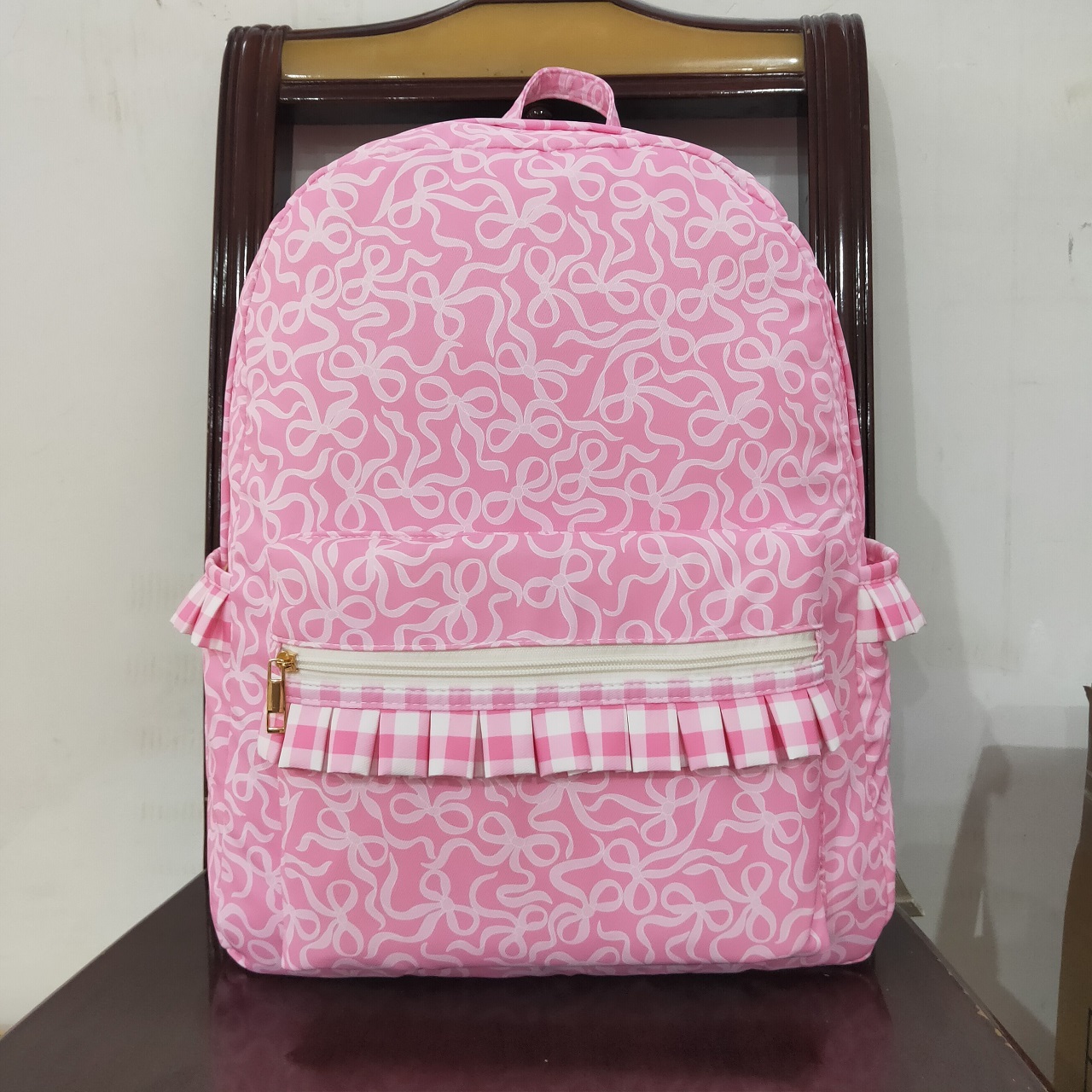 Wholesale Children Pink Bows O - Kids Outdoor Backpack ulasan dan harga