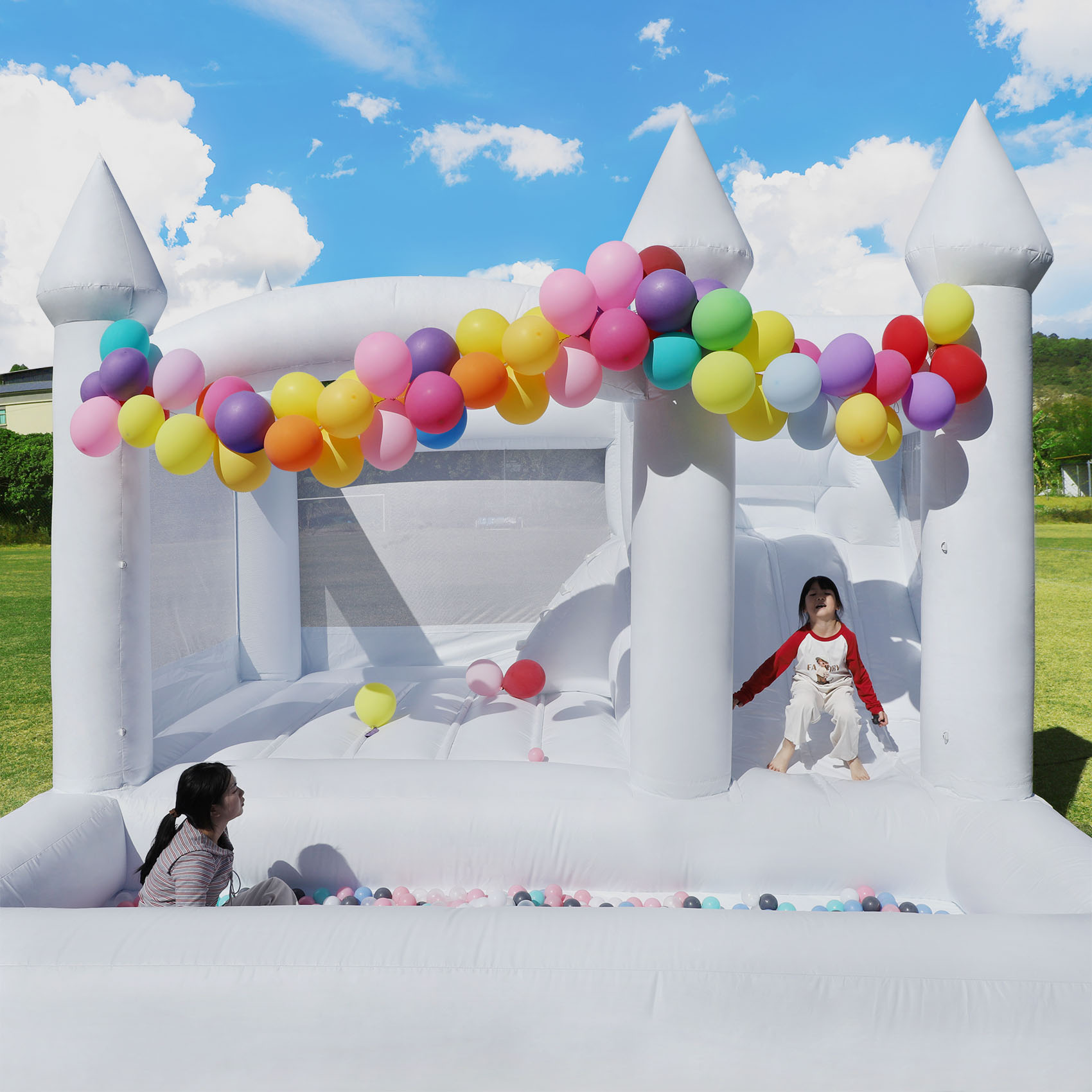 Bouncy Castle Bounce Houses Ju - Kids Outdoor Jump House ulasan dan harga