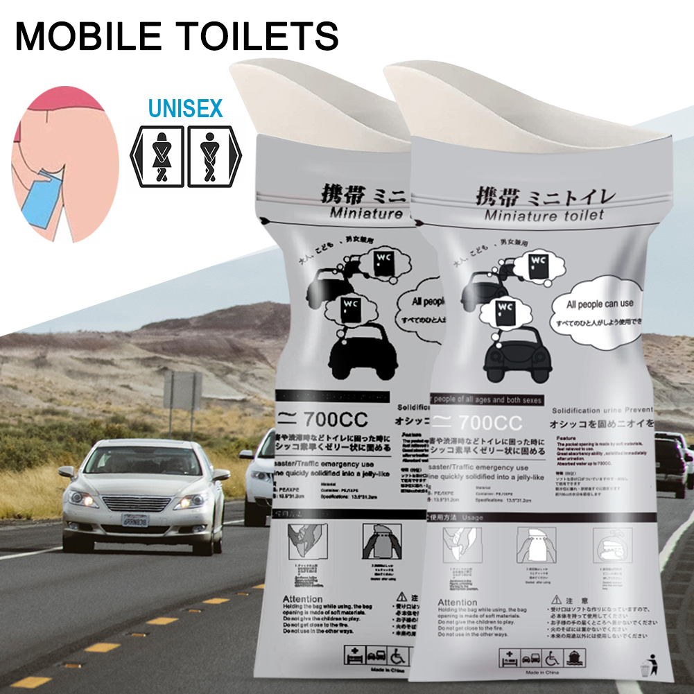 700ML Easy Take Piss Bags Unis - Kids Outdoor Urinal ulasan dan harga