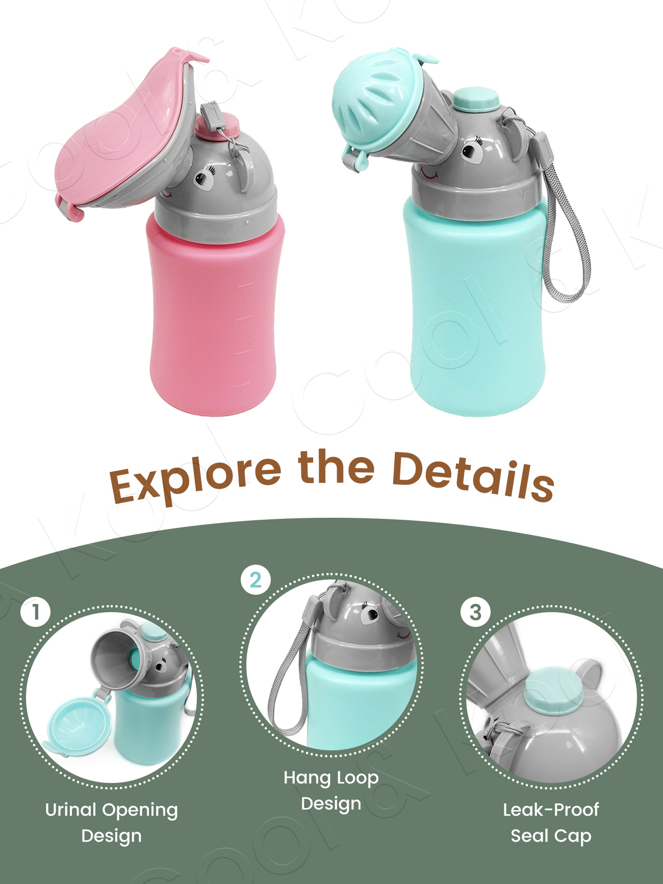 Portable Kids Travel Pee Bottl - Kids Outdoor Urinal ulasan dan harga