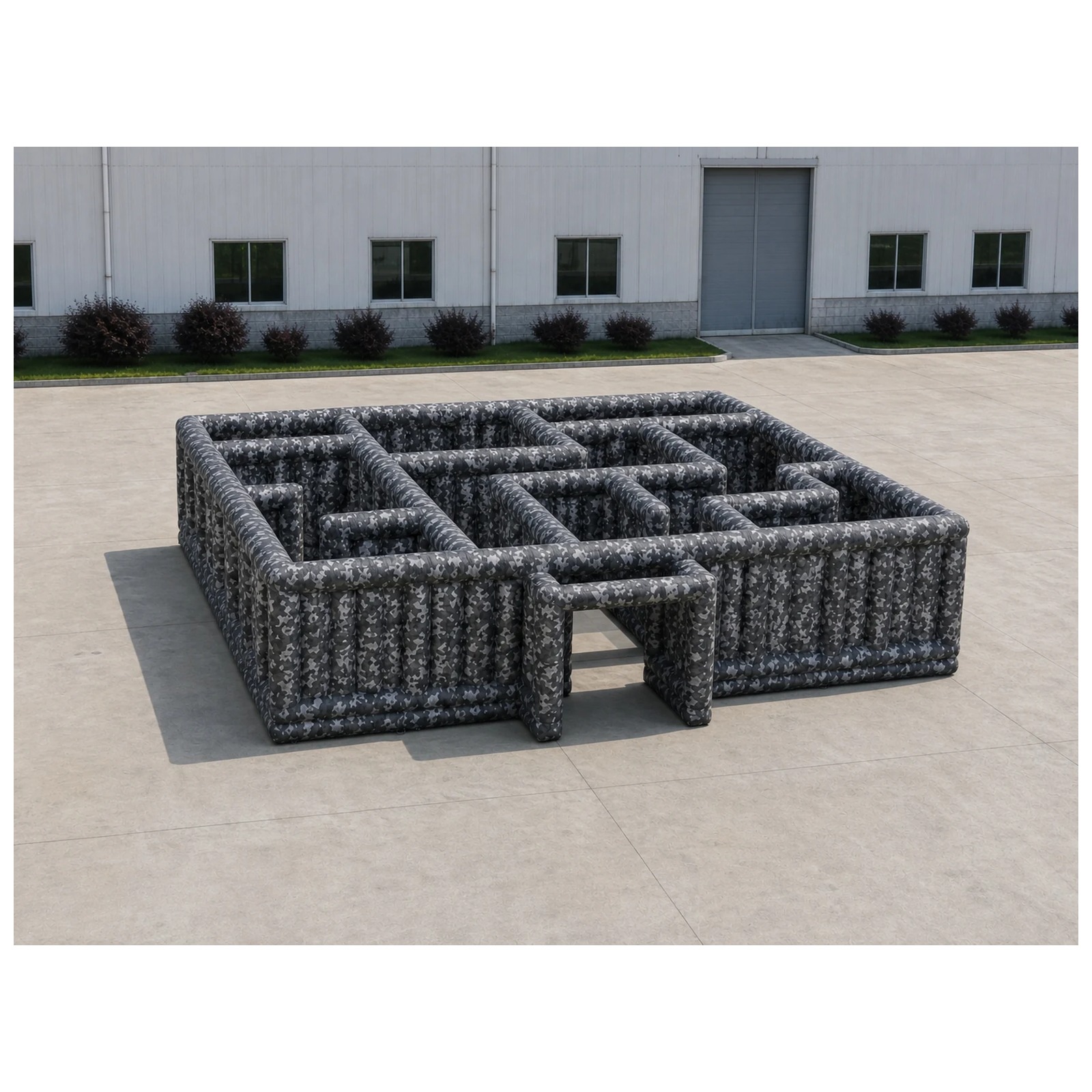 Large Gray Camouflage Open Inf - Kids Outdoor Party Venue ulasan dan harga
