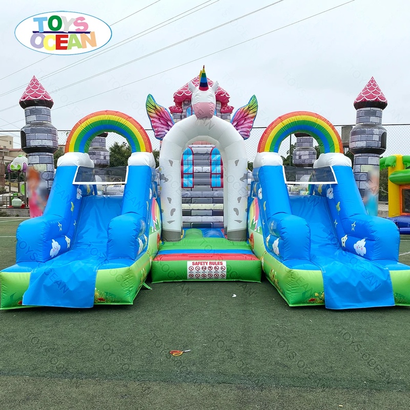 Customized Large Outdoor Playg - Kids Outdoor Jump House ulasan dan harga
