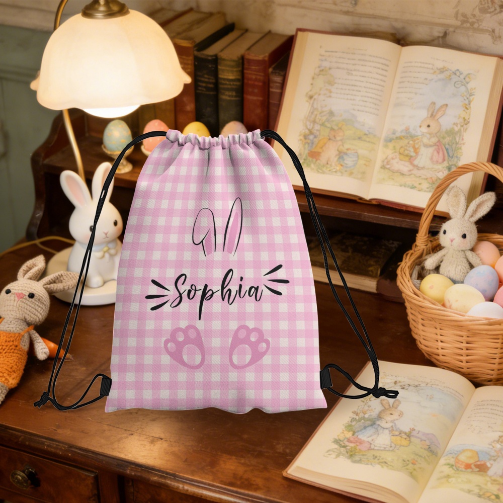 Personalized Easter Bunny Draw - Kids Outdoor Backpack ulasan dan harga